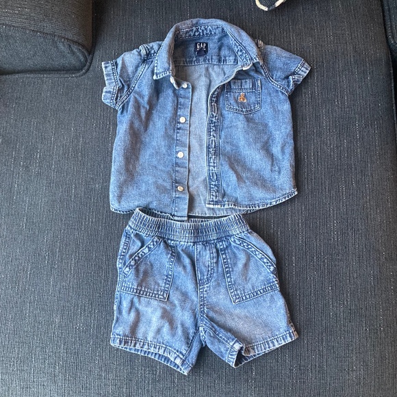 Baby gap denim outfit 18-24m - Picture 1 of 1